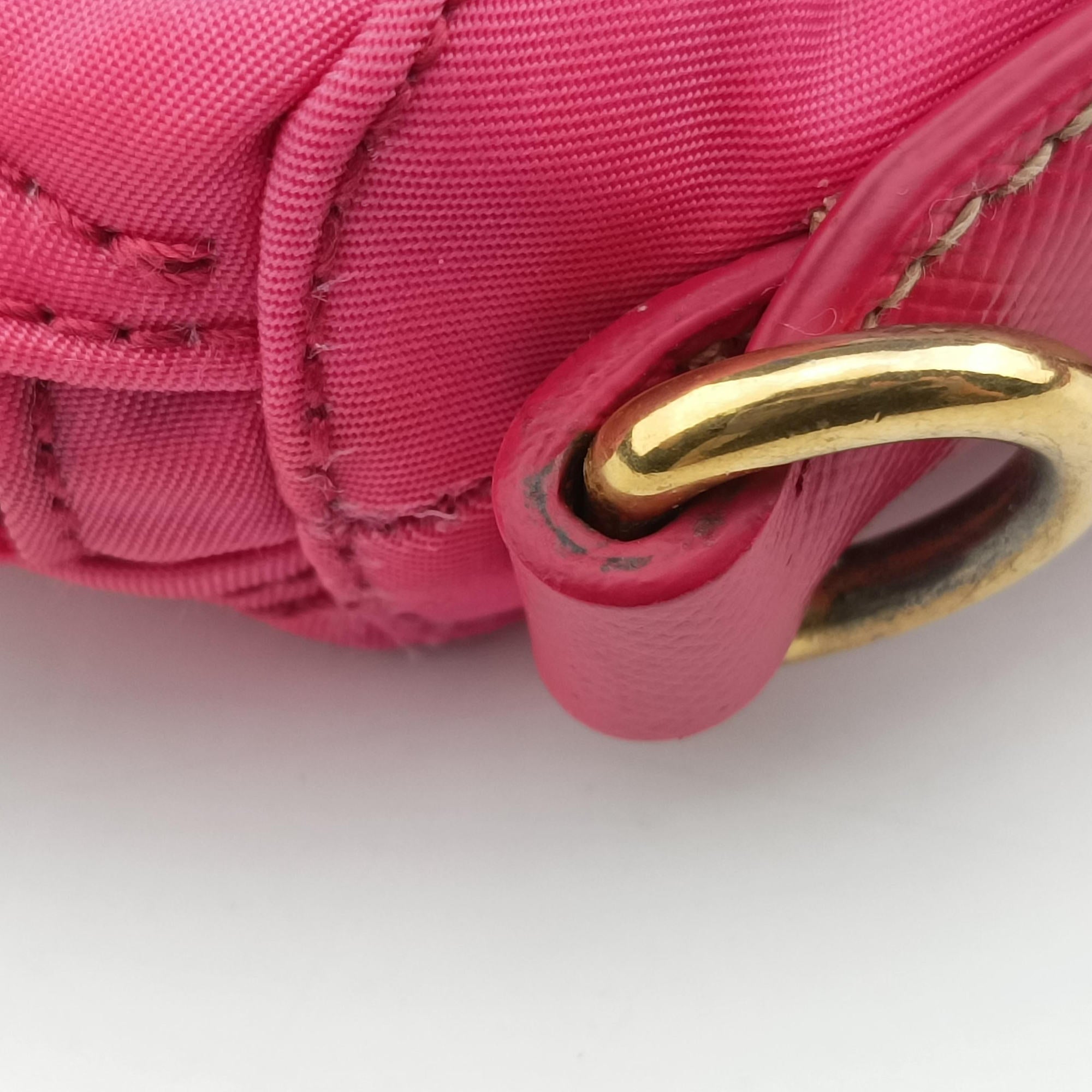 Secondhand Prada Tessuto Ibisco Nylon × Saffiano Leather BT0689 shoulderbag | stylenewstar