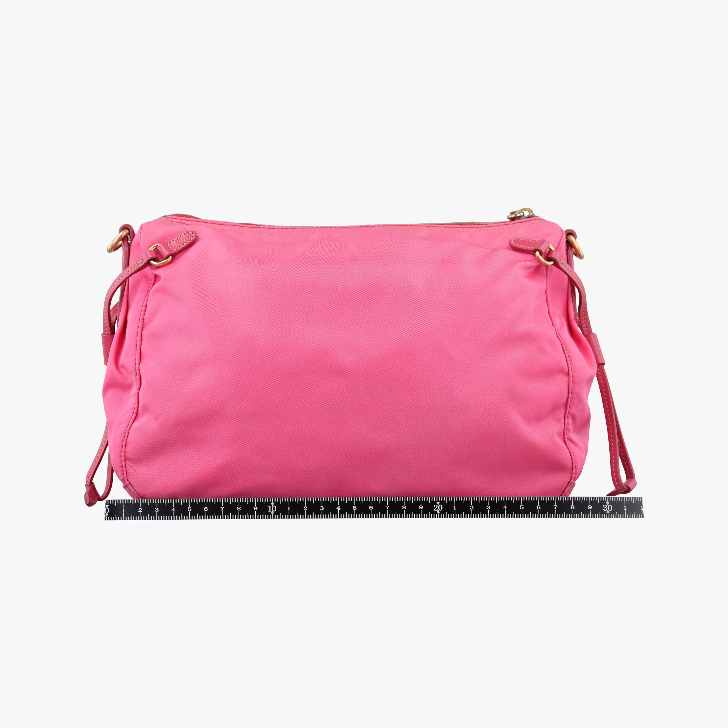 Secondhand Prada Tessuto Ibisco Nylon × Saffiano Leather BT0689 shoulderbag | stylenewstar