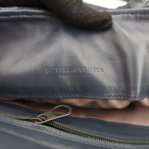 Secondhand Bottega Veneta Intrecciato Navy lambskin  shoulderbag | stylenewstar
