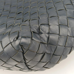 Secondhand Bottega Veneta Intrecciato Navy lambskin  shoulderbag | stylenewstar
