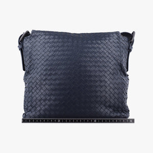 Secondhand Bottega Veneta Intrecciato Navy lambskin  shoulderbag | stylenewstar
