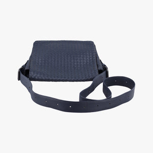 Secondhand Bottega Veneta Intrecciato Navy lambskin  shoulderbag | stylenewstar