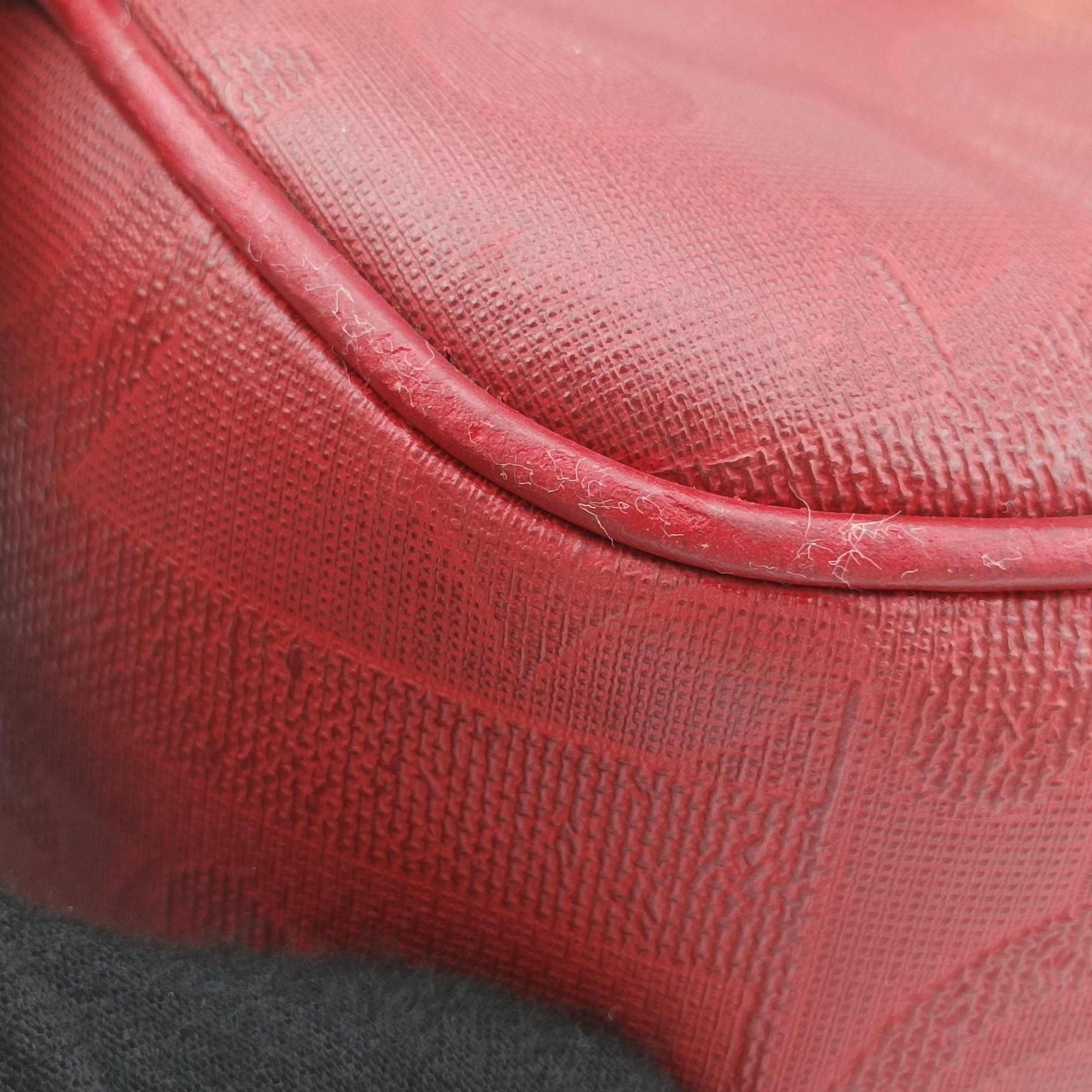 Pre-owned Christian Dior Malice CD Signature Collection Bordeaux Leather  shoulderbag | stylenewstar