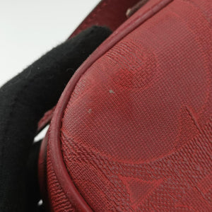 Pre-owned Christian Dior Malice CD Signature Collection Bordeaux Leather  shoulderbag | stylenewstar