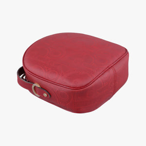 Pre-owned Christian Dior Malice CD Signature Collection Bordeaux Leather  shoulderbag | stylenewstar