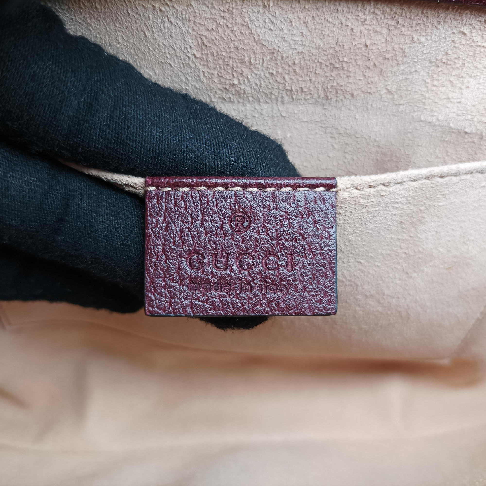 Vintage Gucci Ophidia Burgundy Leather 503877 shoulderbag | stylenewstar