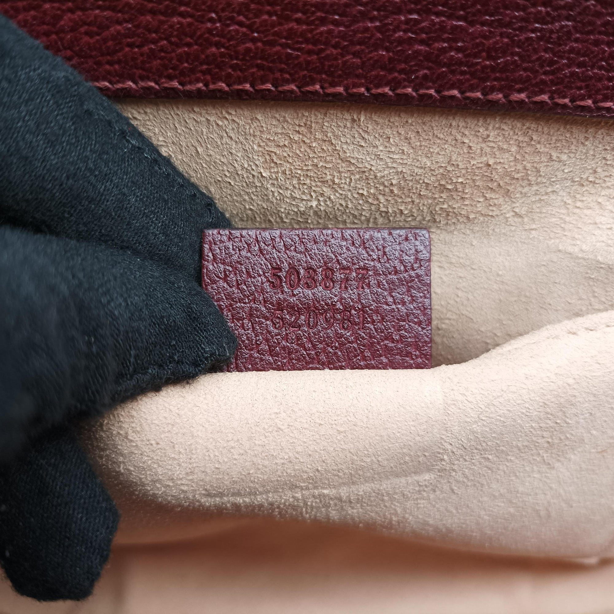 Vintage Gucci Ophidia Burgundy Leather 503877 shoulderbag | stylenewstar