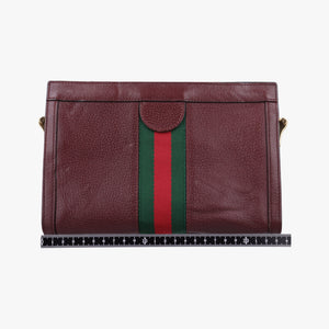 Vintage Gucci Ophidia Burgundy Leather 503877 shoulderbag | stylenewstar
