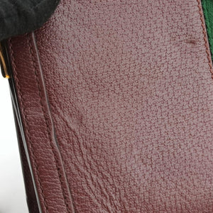 Vintage Gucci Ophidia Burgundy Leather 503877 shoulderbag | stylenewstar