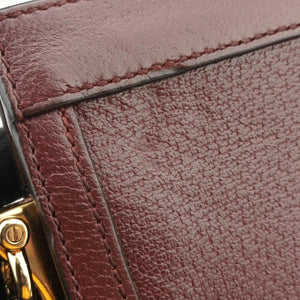 Vintage Gucci Ophidia Burgundy Leather 503877 shoulderbag | stylenewstar