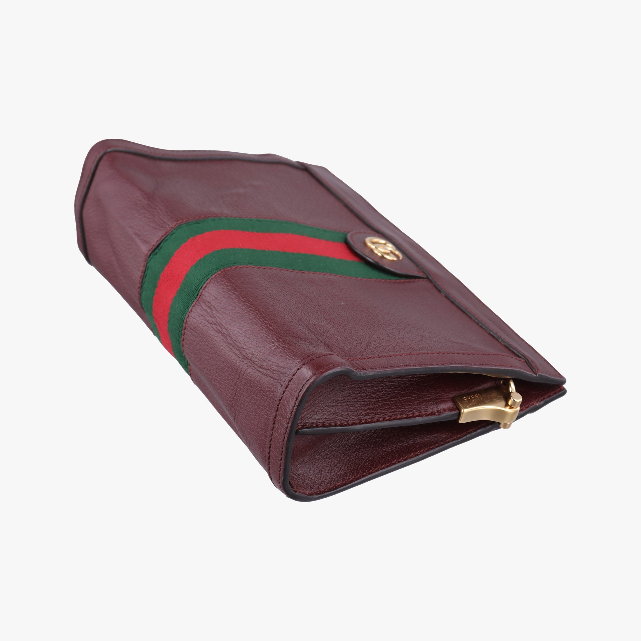 Vintage Gucci Ophidia Burgundy Leather 503877 shoulderbag | stylenewstar
