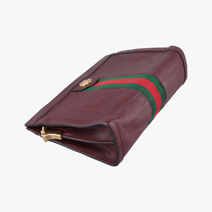 Vintage Gucci Ophidia Burgundy Leather 503877 shoulderbag | stylenewstar
