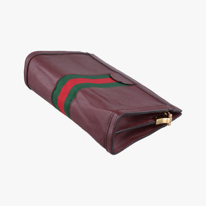 Vintage Gucci Ophidia Burgundy Leather 503877 shoulderbag | stylenewstar