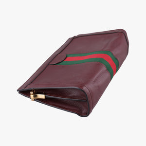 Vintage Gucci Ophidia Burgundy Leather 503877 shoulderbag | stylenewstar