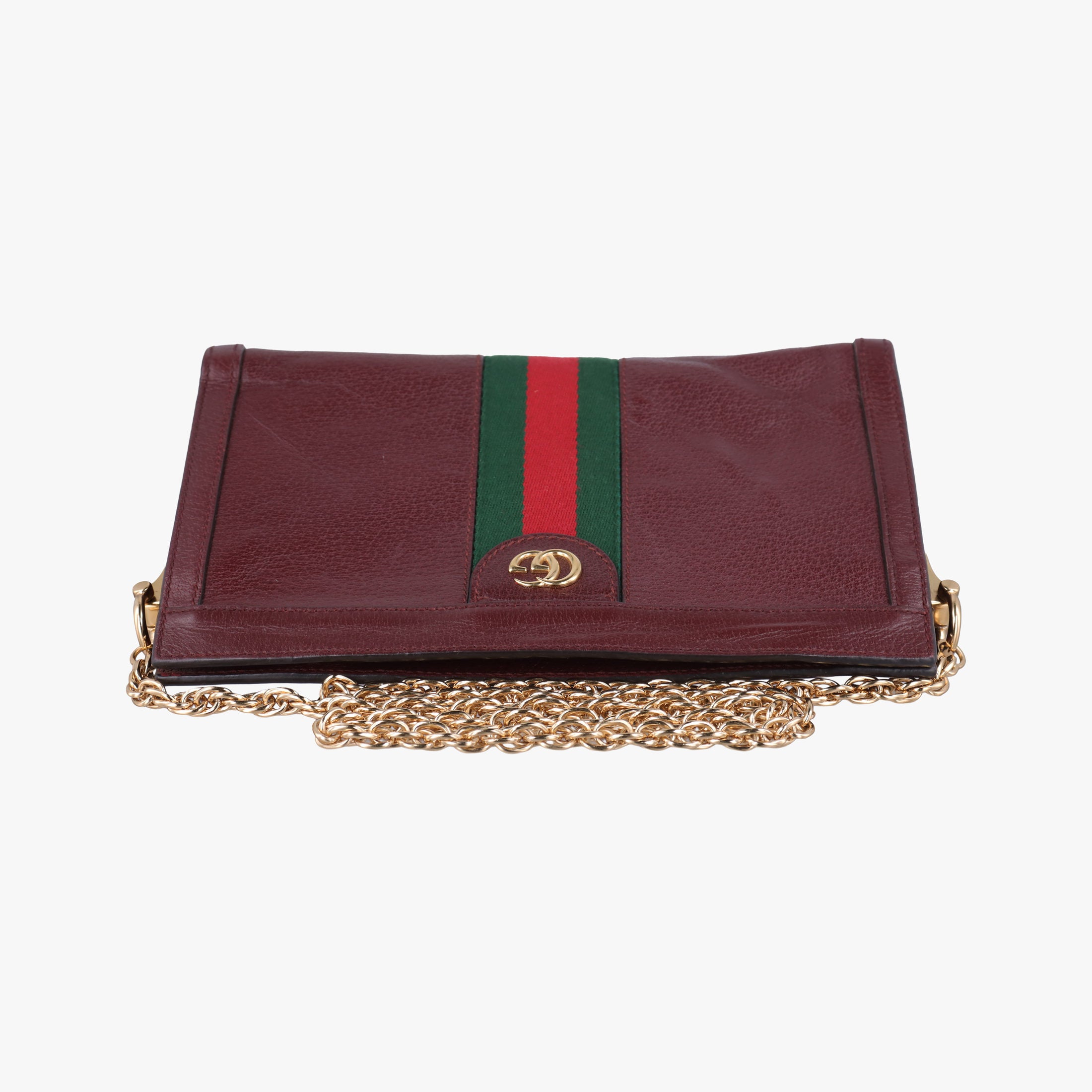Vintage Gucci Ophidia Burgundy Leather 503877 shoulderbag | stylenewstar