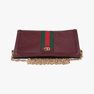Vintage Gucci Ophidia Burgundy Leather 503877 shoulderbag | stylenewstar