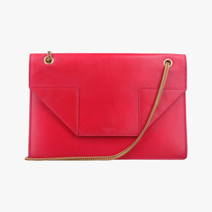 Pre-owned Yves Saint Laurent BETTY Pink Leather 314515 shoulderbag | stylenewstar