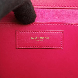 Pre-owned Yves Saint Laurent BETTY Pink Leather 314515 shoulderbag | stylenewstar