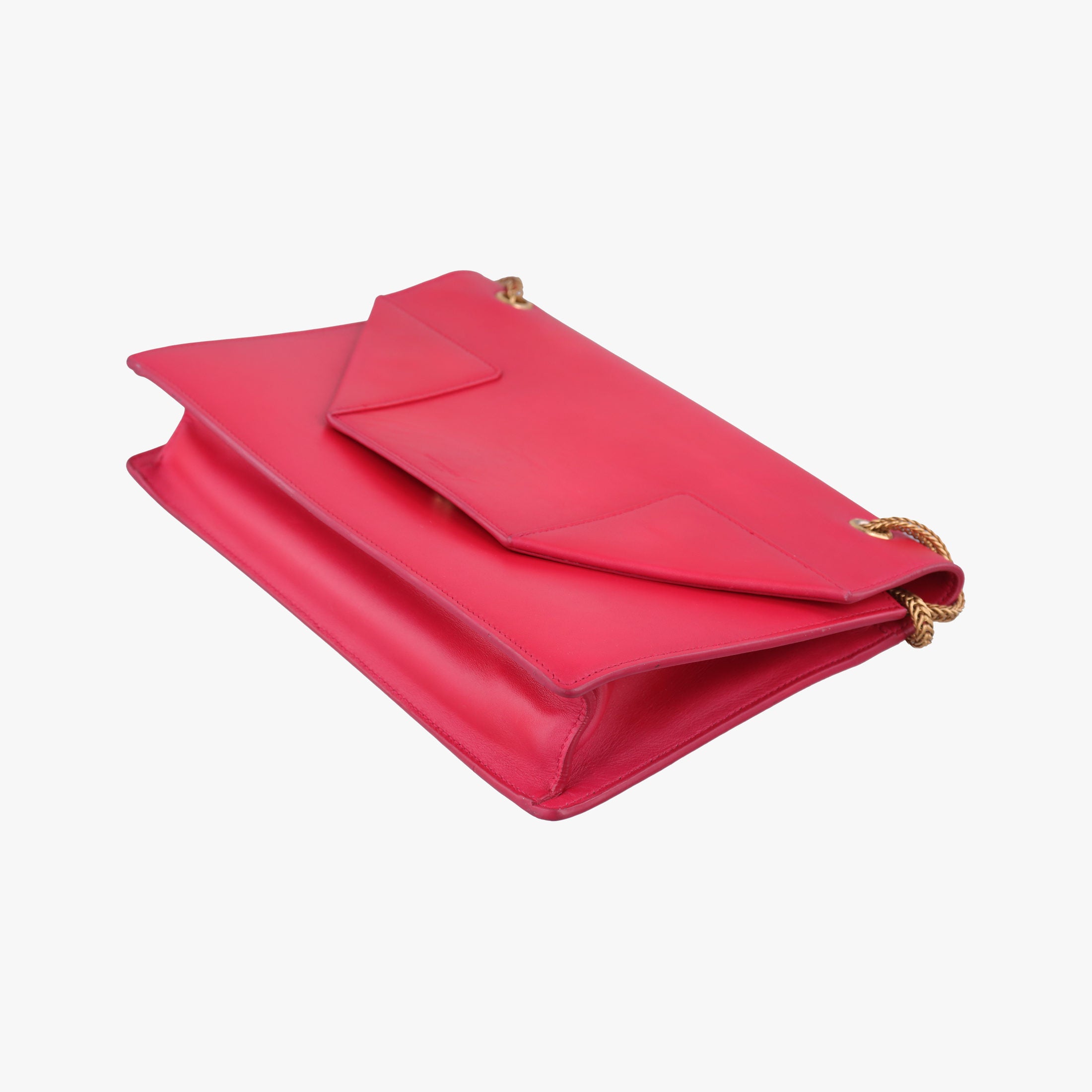 Pre-owned Yves Saint Laurent BETTY Pink Leather 314515 shoulderbag | stylenewstar