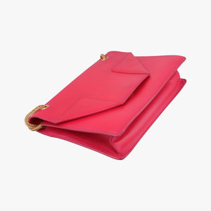 Pre-owned Yves Saint Laurent BETTY Pink Leather 314515 shoulderbag | stylenewstar