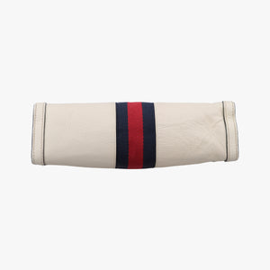 Pre-owned Gucci Ophidia White×Black×red Leather 503877 shoulderbag | stylenewstar