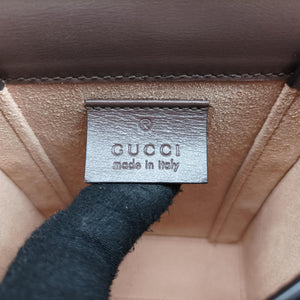 Pre-owned Gucci Horsebit 1955 Brown leather 625615 shoulderbag | stylenewstar