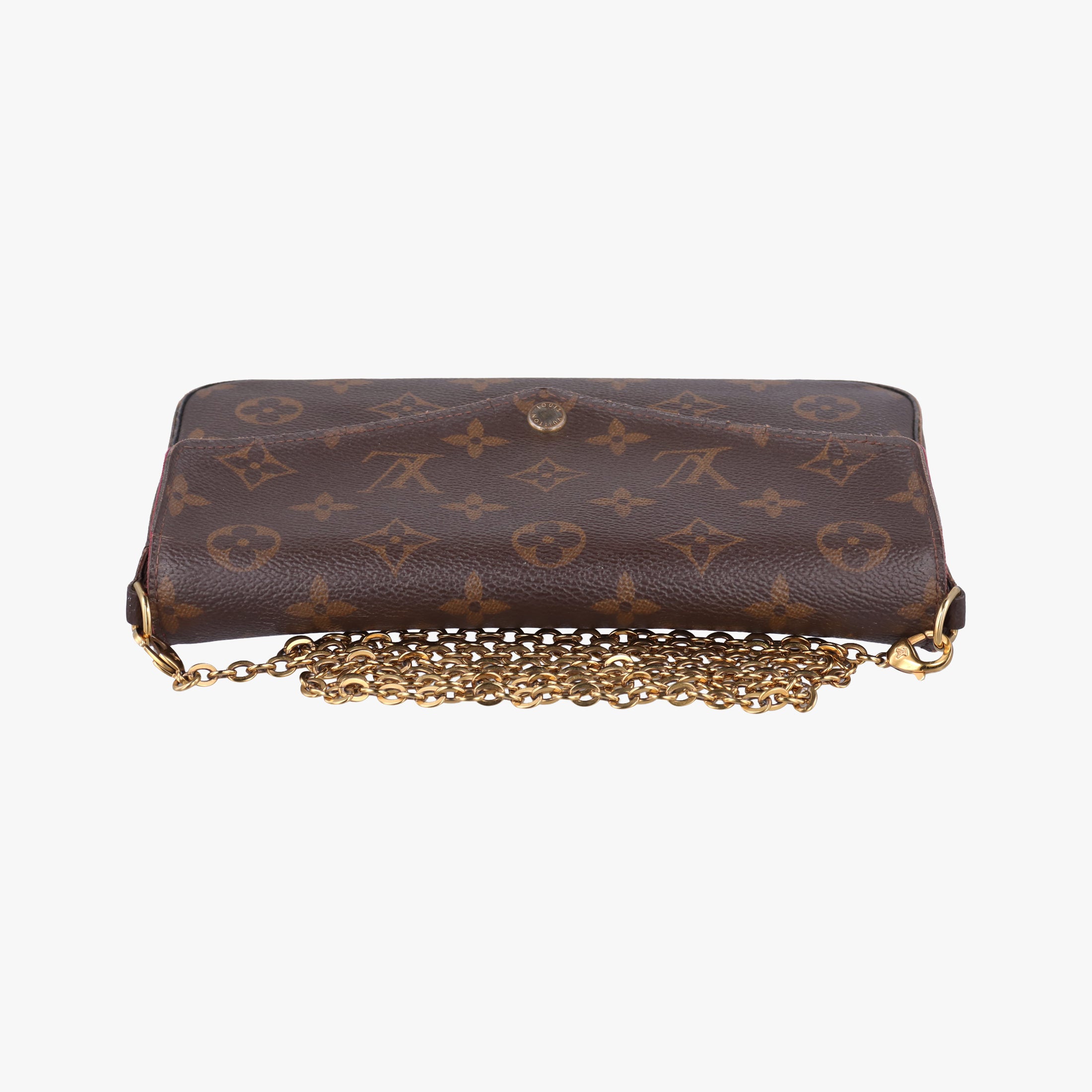 Secondhand Louis Vuitton Pochette FeLICIE Brown Monogram Canvas M61276 shoulderbag | stylenewstar