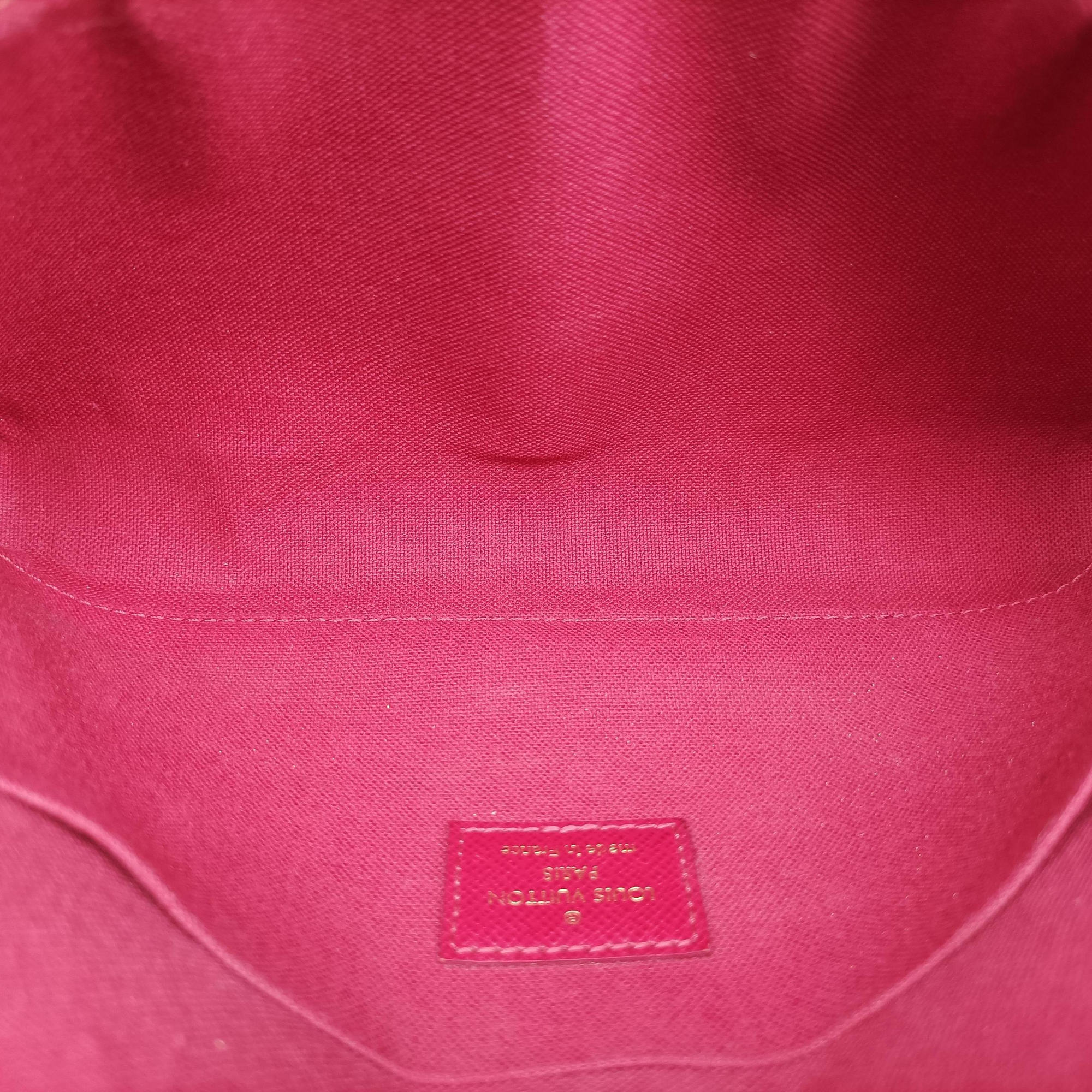 Secondhand Louis Vuitton Pochette FeLICIE Brown Monogram Canvas M61276 shoulderbag | stylenewstar
