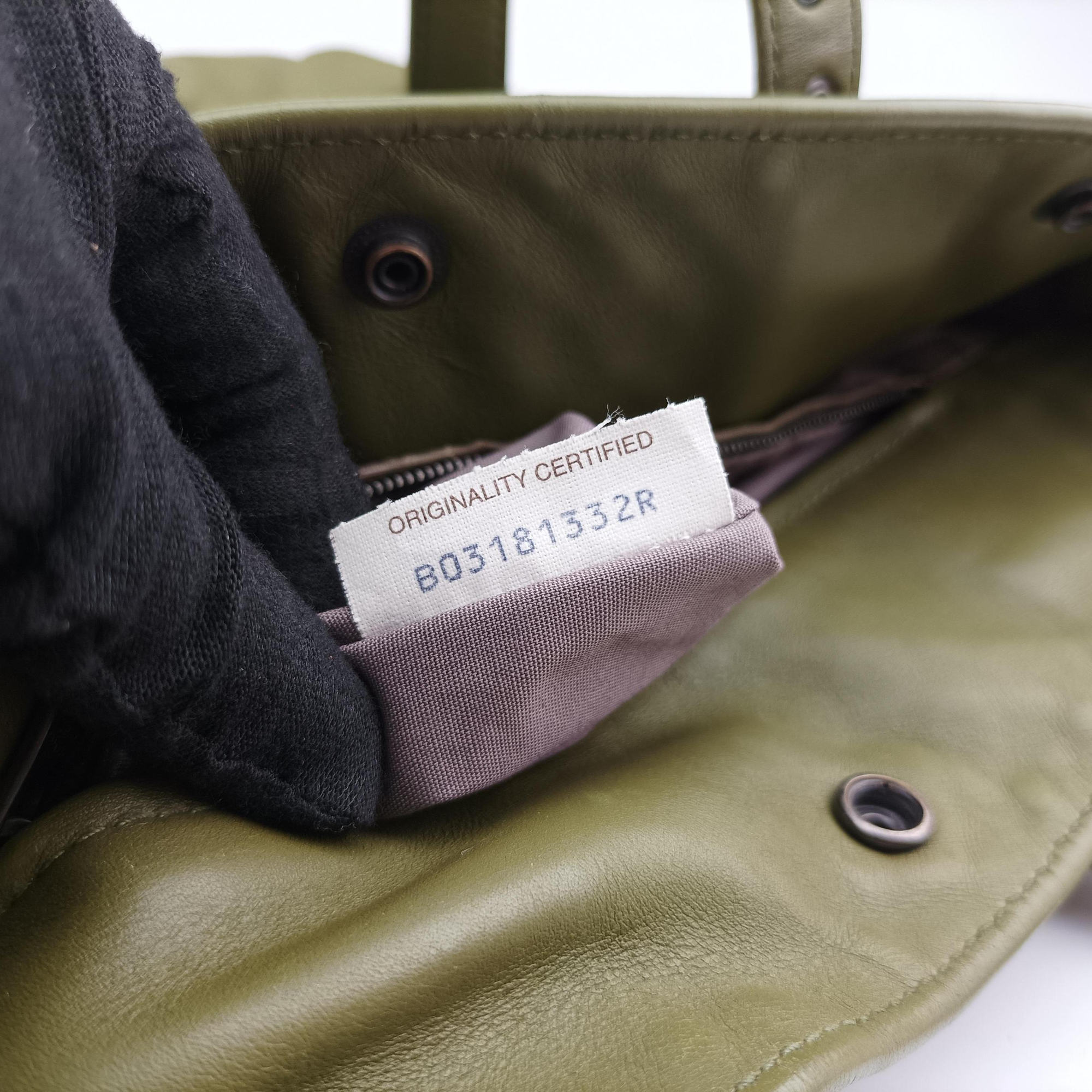Pre-owned Bottega Veneta Intrecciato Shopper Acatl Green lambskin  handbag | stylenewstar