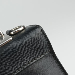 Vintage Prada Electra Studded Black Leather×Saffiano leather 1BD120 shoulderbag | stylenewstar