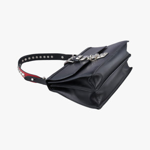 Vintage Prada Electra Studded Black Leather×Saffiano leather 1BD120 shoulderbag | stylenewstar