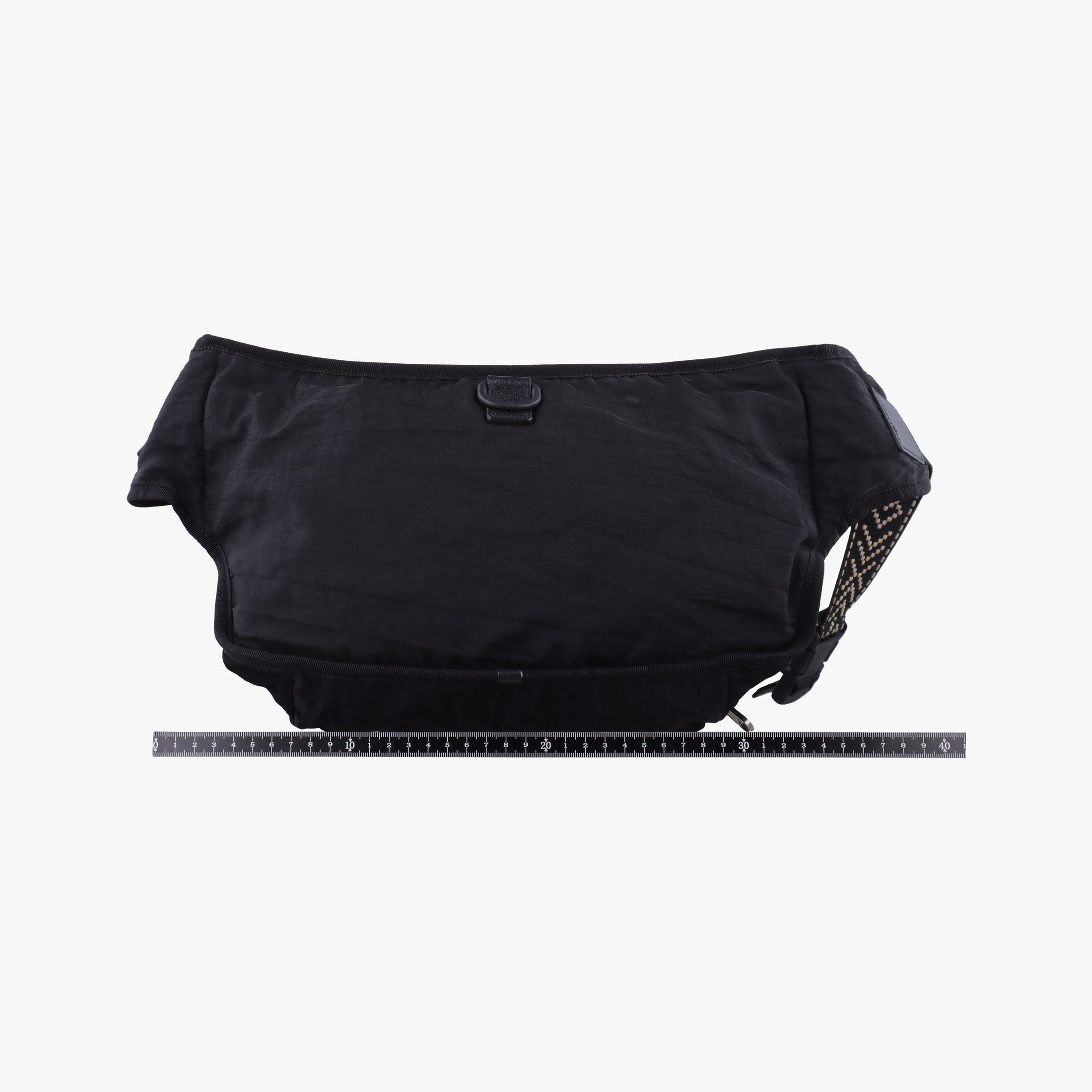 Pre-owned Gucci 80s Patch Black Nylon 536842 bum bag/waist bag | stylenewstar