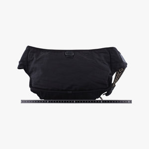 Pre-owned Gucci 80s Patch Black Nylon 536842 bum bag/waist bag | stylenewstar