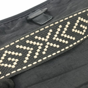 Pre-owned Gucci 80s Patch Black Nylon 536842 bum bag/waist bag | stylenewstar