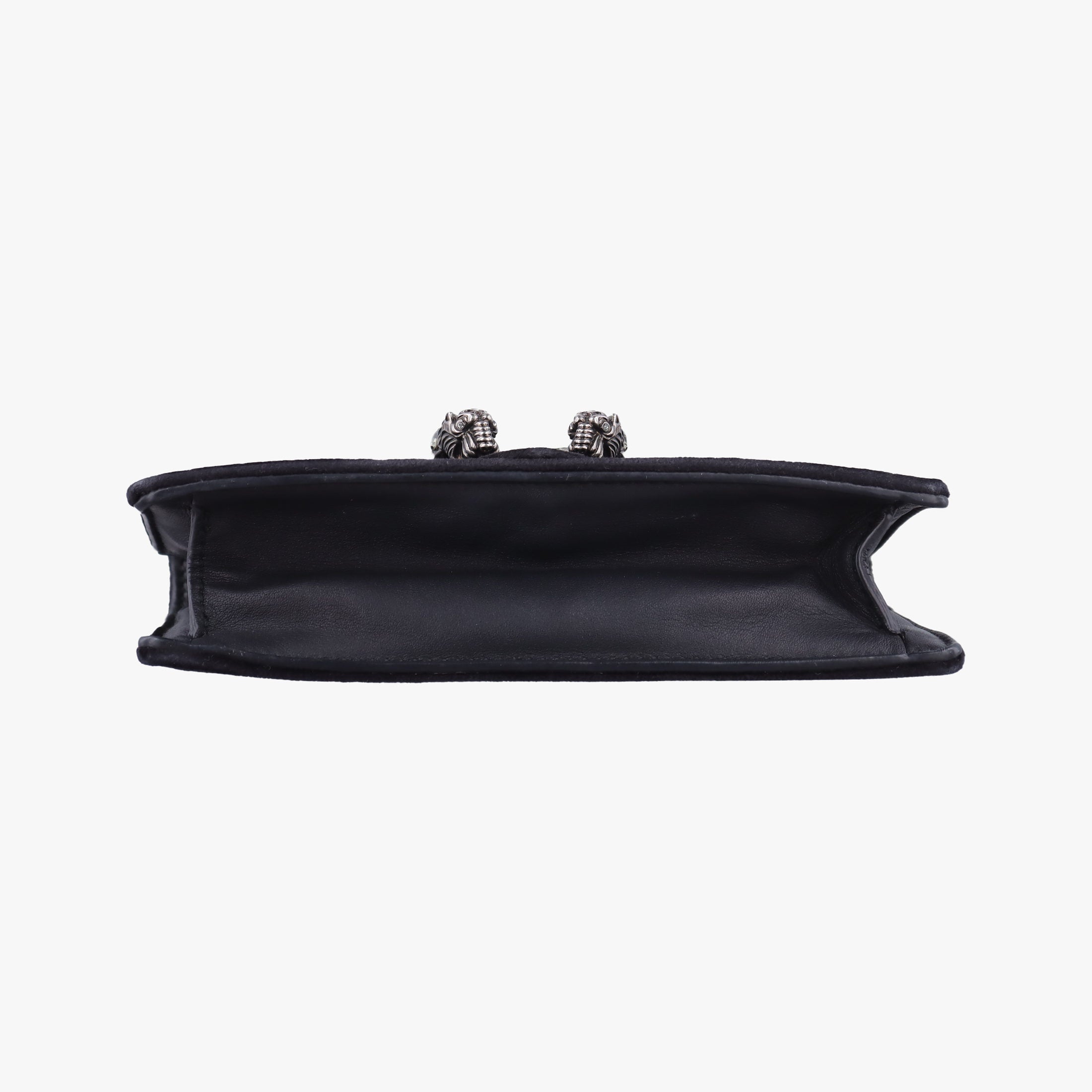 Pre-owned Gucci Dionysus Black velour×Leather 476432 shoulderbag | stylenewstar