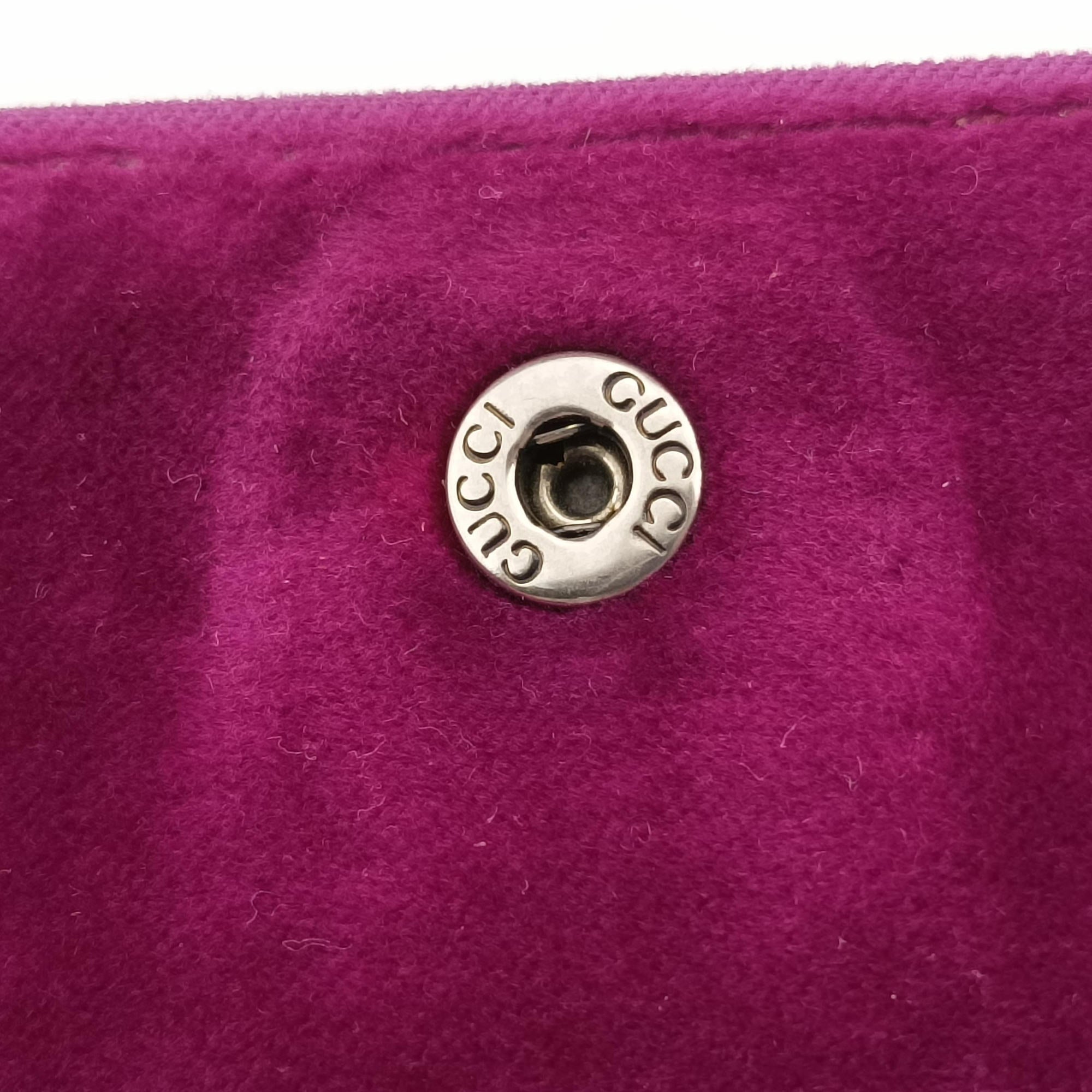 Pre-owned Gucci Dionysus Purple velour×Leather 476432 shoulderbag | stylenewstar
