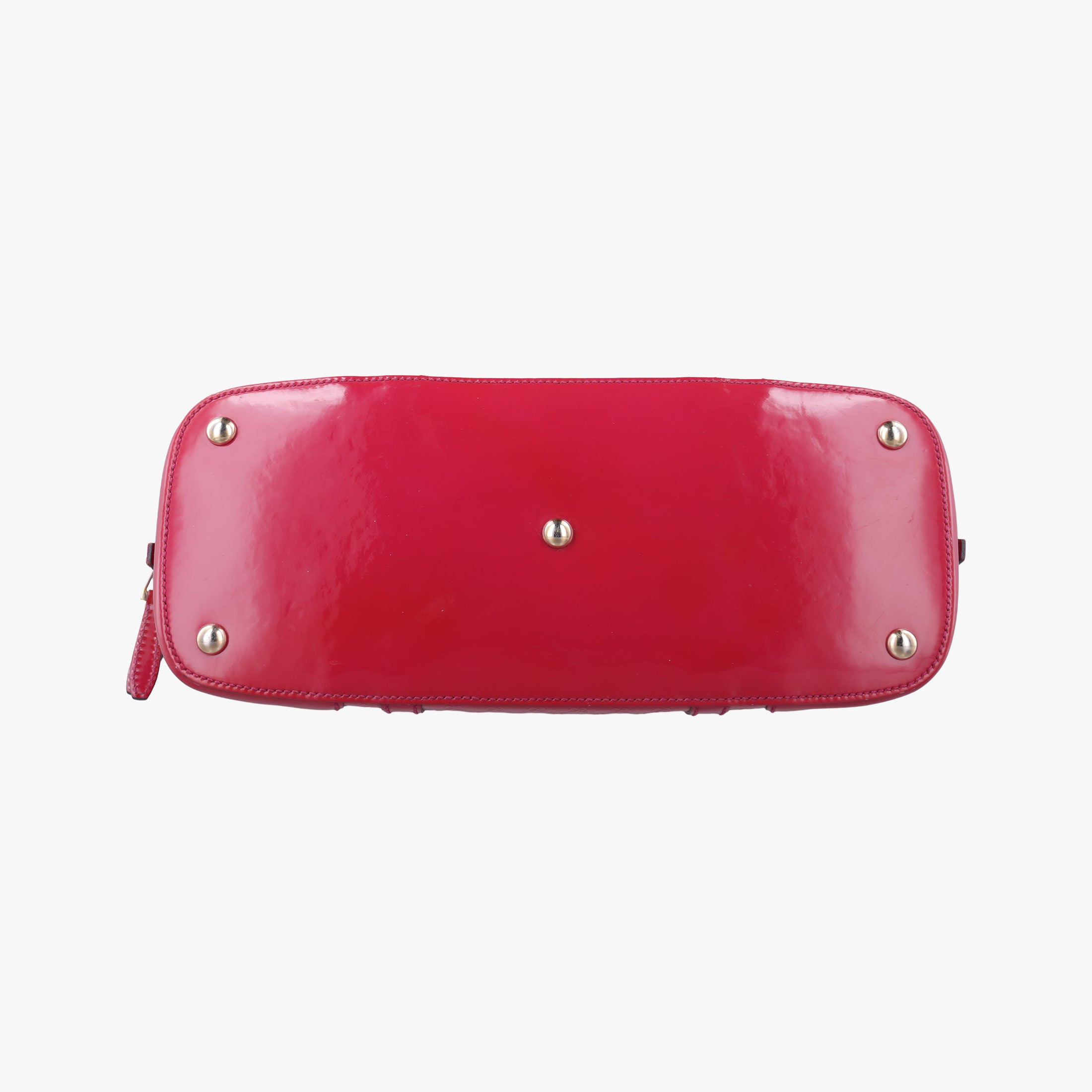 Pre-owned Gucci Microguccissima Red Patent Leather 309617 shoulderbag | stylenewstar