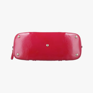 Pre-owned Gucci Microguccissima Red Patent Leather 309617 shoulderbag | stylenewstar