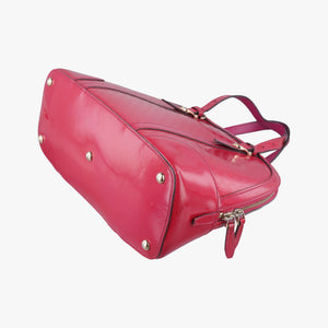 Pre-owned Gucci Microguccissima Red Patent Leather 309617 shoulderbag | stylenewstar