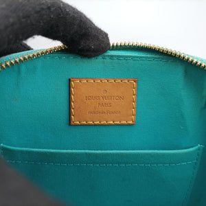 Secondhand Louis Vuitton Alma BB Blue Lagon Vernis M91696 shoulderbag | stylenewstar