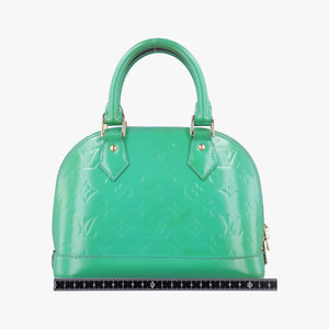 Secondhand Louis Vuitton Alma BB Blue Lagon Vernis M91696 shoulderbag | stylenewstar