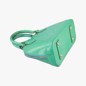 Secondhand Louis Vuitton Alma BB Blue Lagon Vernis M91696 shoulderbag | stylenewstar