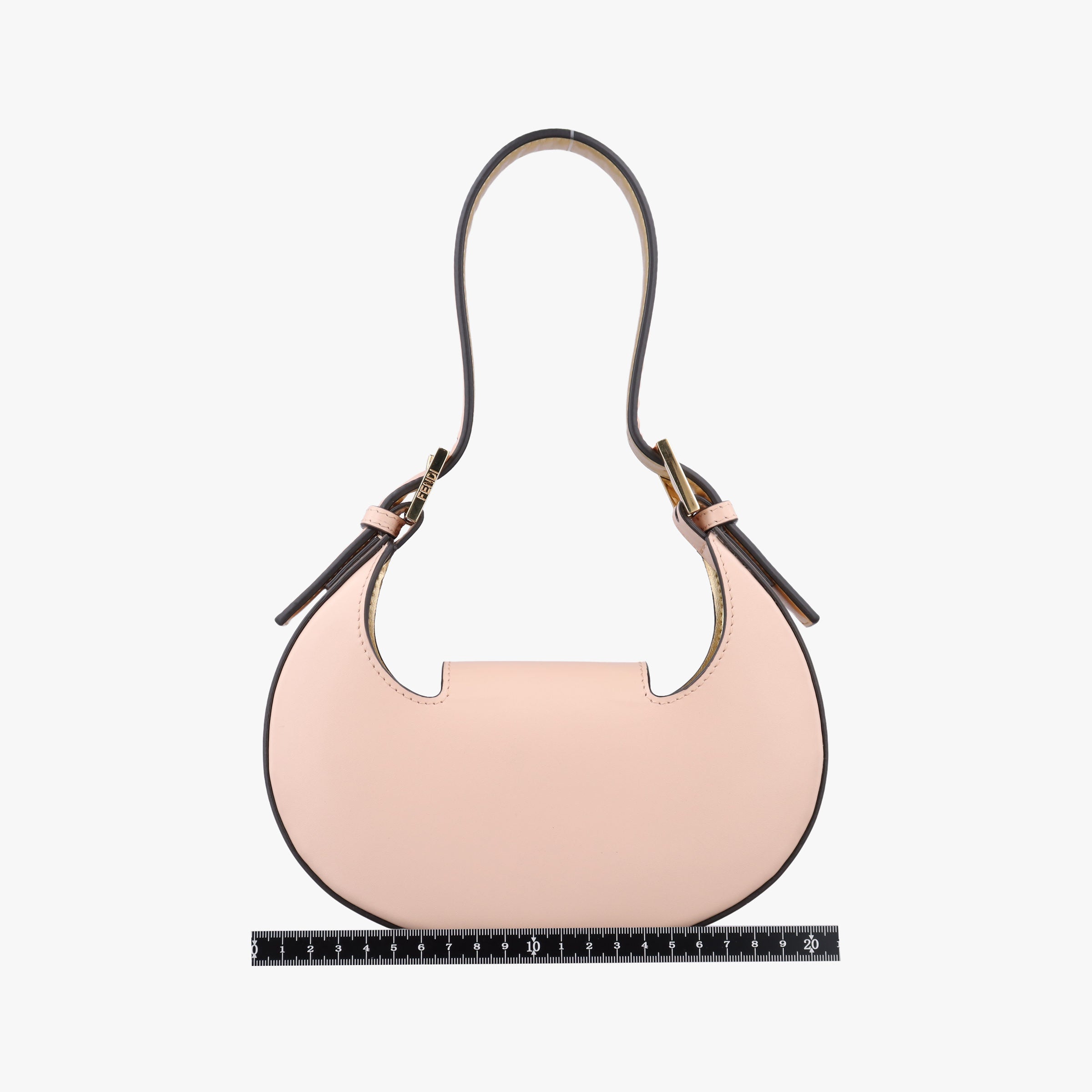 Pre-owned Fendi Cookie Mini Pink Leather 8BS065 shoulderbag | stylenewstar