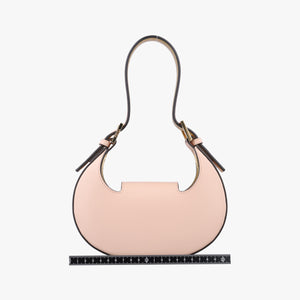 Pre-owned Fendi Cookie Mini Pink Leather 8BS065 shoulderbag | stylenewstar