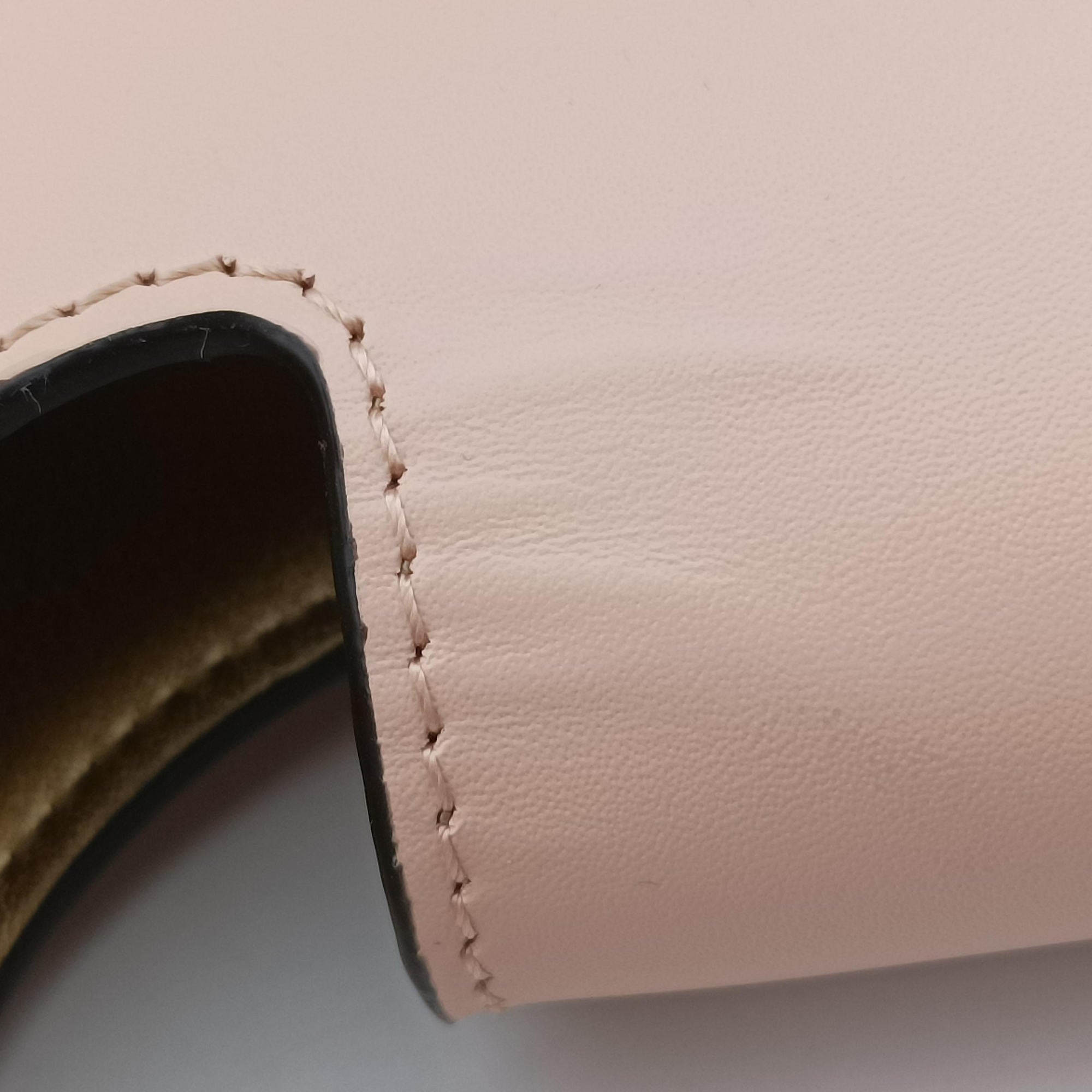 Pre-owned Fendi Cookie Mini Pink Leather 8BS065 shoulderbag | stylenewstar