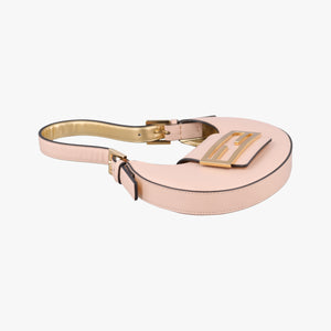 Pre-owned Fendi Cookie Mini Pink Leather 8BS065 shoulderbag | stylenewstar