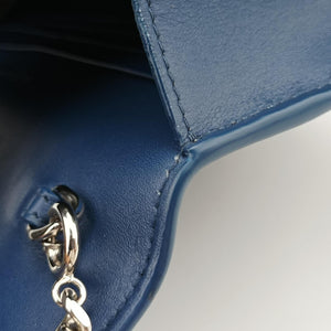 Pre-owned Yves Saint Laurent KATE Blue Leather 452159 shoulderbag | stylenewstar