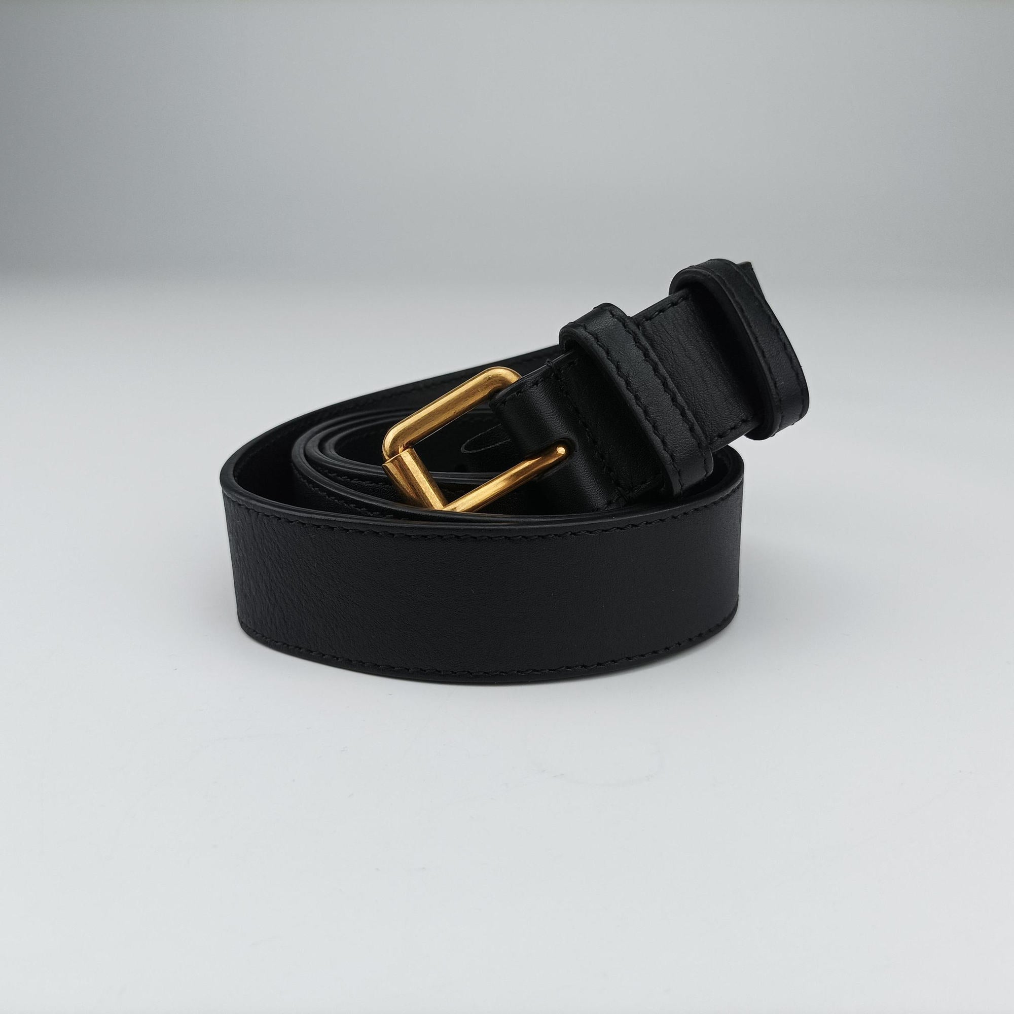 Secondhand Gucci GG Marmont Black Leather 476434 bum bag/waist bag | stylenewstar