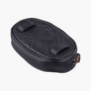 Secondhand Gucci GG Marmont Black Leather 476434 bum bag/waist bag | stylenewstar