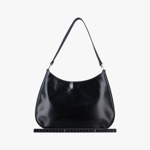 Pre-owned Prada Cleo Black brushed leather 1BC499 shoulderbag | stylenewstar